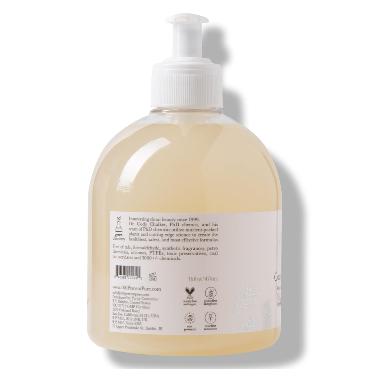 100% PURE after photo on color-treated hair showing improved shine