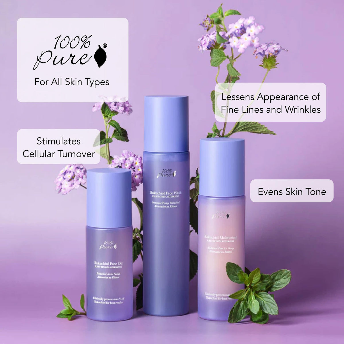 100% PURE cream on hand illustrating smooth absorption and moisturization