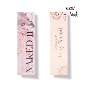100% PURE open palette top view showing three eyeshadows blush and highlighter for versatile looks