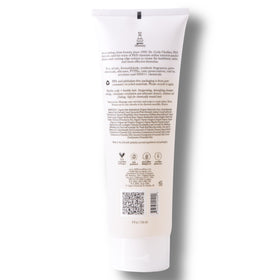 100% PURE shampoo in shower setting on shelf, portrays everyday use and nourishing routine