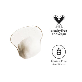 100% PURE lather on hand showing gentle cleanse and scalp comfort
