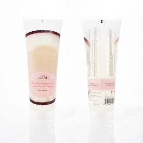 100% PURE pump and label detail highlighting ingredient transparency and easy dispensing