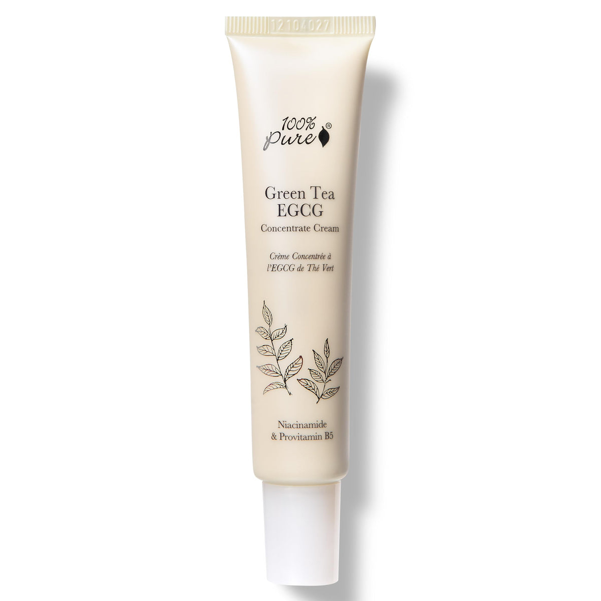 100% PURE front jar showing clean packaging and daily moisturizer benefit