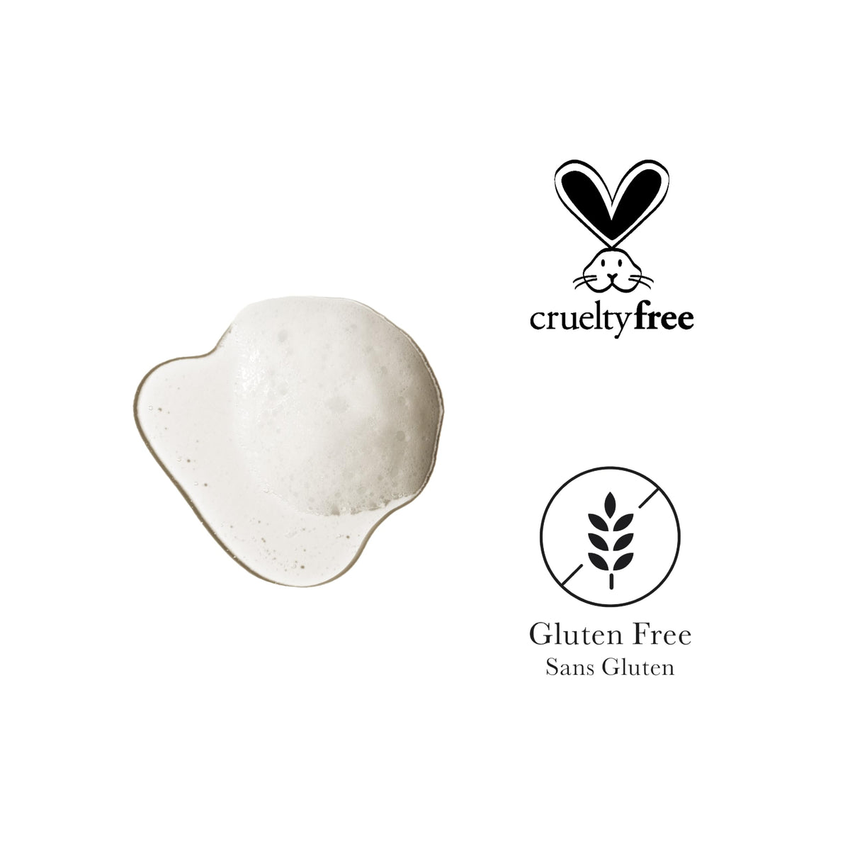 100% PURE shampoo in hand showing bottle size and tactile grip