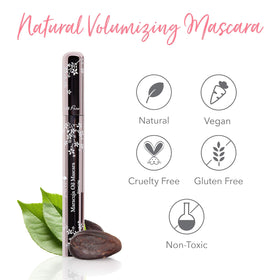 100% PURE product label detail listing clean, vegan, and cruelty-free benefits