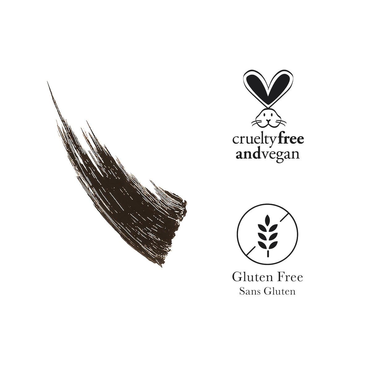100% PURE packaging label focused on ingredients and clean beauty benefits