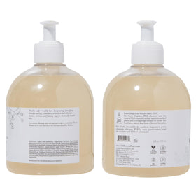 100% PURE bottle beside ingredient card showing clean, ethical sourcing