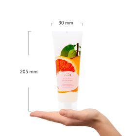 100% PURE after-wash on color-treated hair showing glossy finish