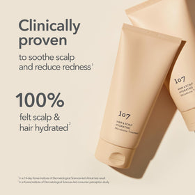 107 applying treatment to scalp demonstrating targeted hydration