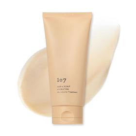 107 front packaging showing bottle and clear product benefits