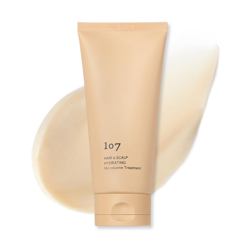 107 front packaging showing bottle and clear product benefits