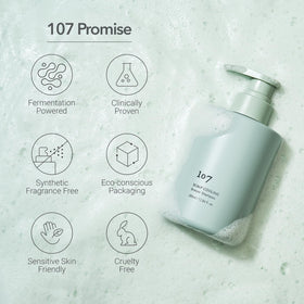 107 peppermint and menthol close-up showing cooling aroma and scalp refresh benefit