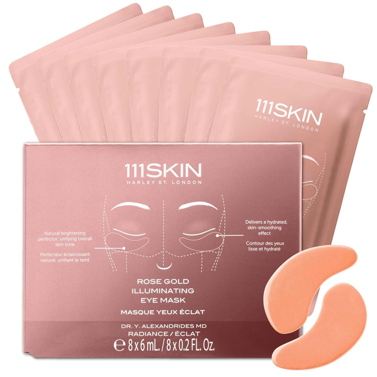 111SKIN front packaging showing product name and elegant box design, instant luxury