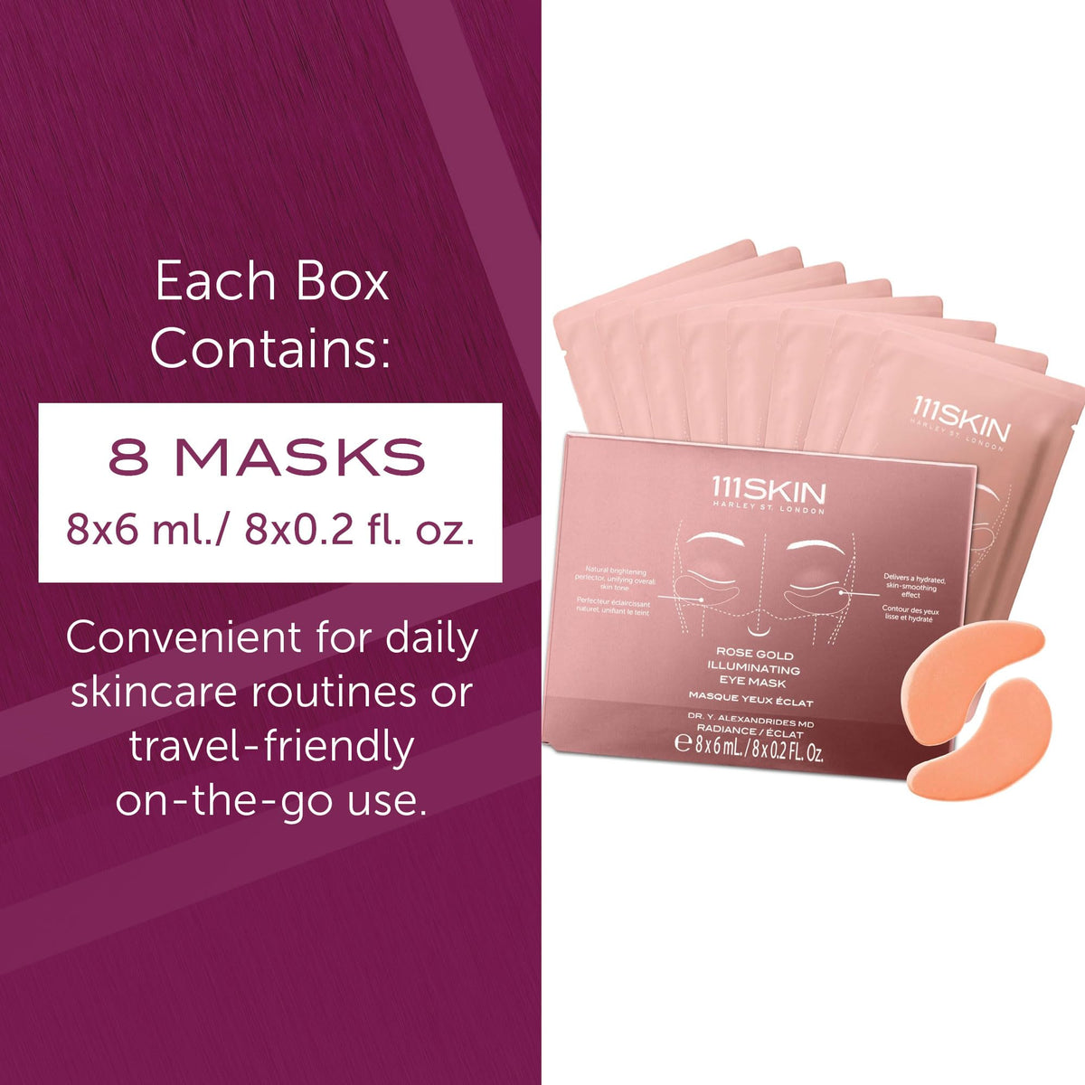 111SKIN colloidal gold detail illustrating radiance-boosting ingredient for evening tone