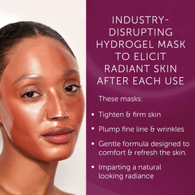 111SKIN model applying mask before event, delivers instant radiance