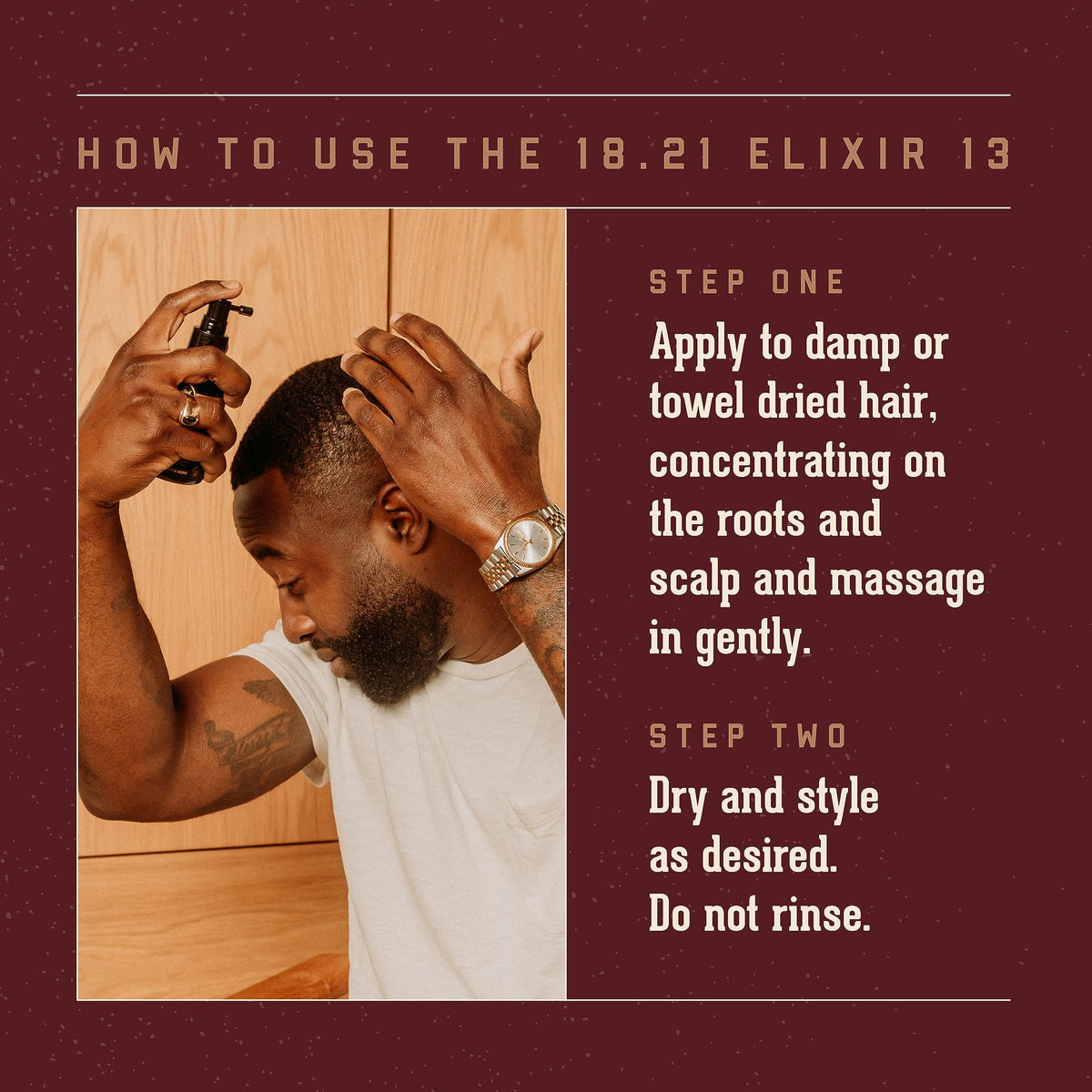 18.21 Man Made styling in use blow-drying for visible root lift benefit