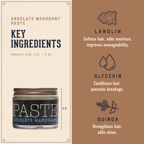 18.21 Man Made paste in hands being applied to hair for easy shaping and natural hold