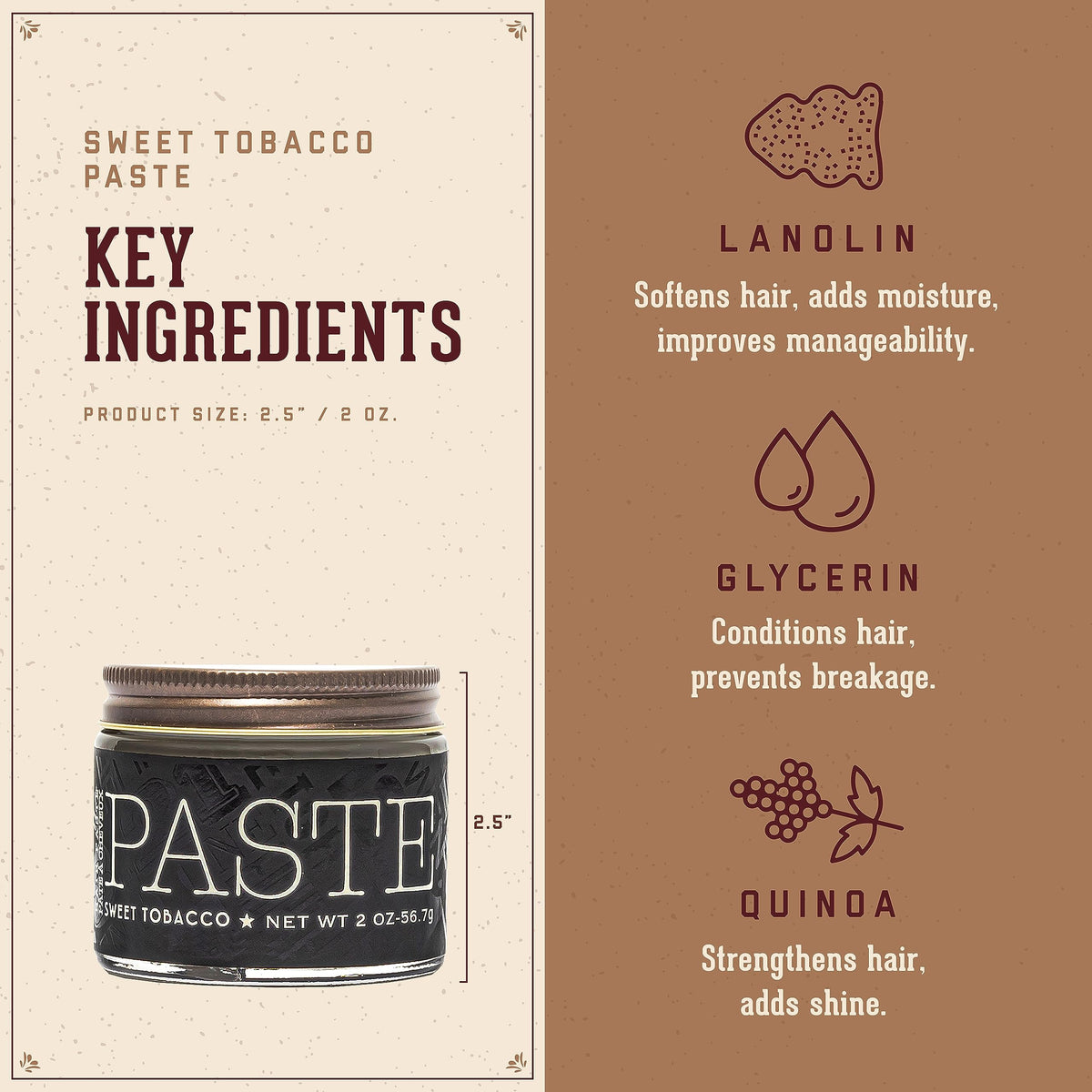 18.21 Man Made hands applying paste demonstrating smooth application benefit
