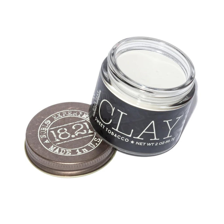 18.21 Man Made front jar showing Sweet Tobacco label and premium finish