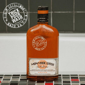 18.21 Man Made bottle in a shower scene portraying practical use and refreshed skin feel
