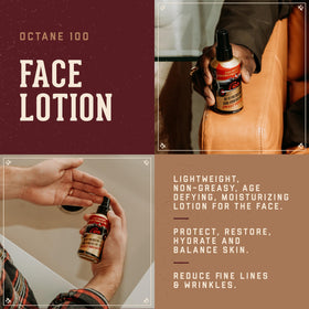 18.21 Man Made open cap and lotion texture demonstrating fast absorption benefit