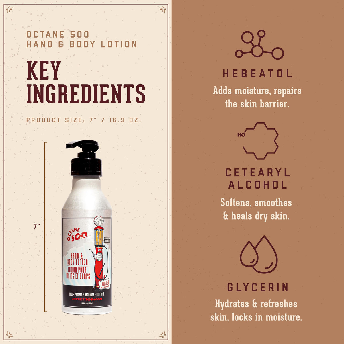 18.21 Man Made lotion texture on hand showing lightweight absorption and hydration benefit