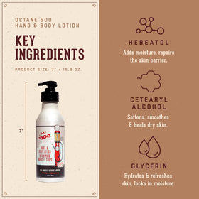 18.21 Man Made lotion texture on hand showing lightweight absorption and hydration benefit