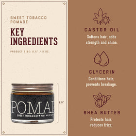 18.21 Man Made pomade being combed through hair for defined styling