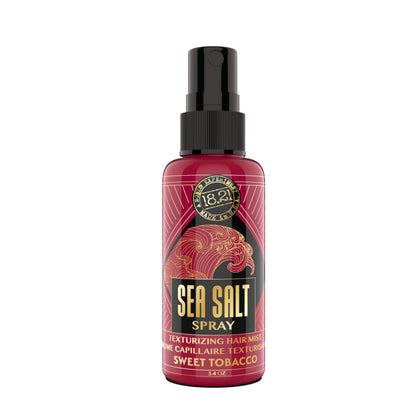 18.21 Man Made front packaging showing bottle and Sweet Tobacco label, attracts attention