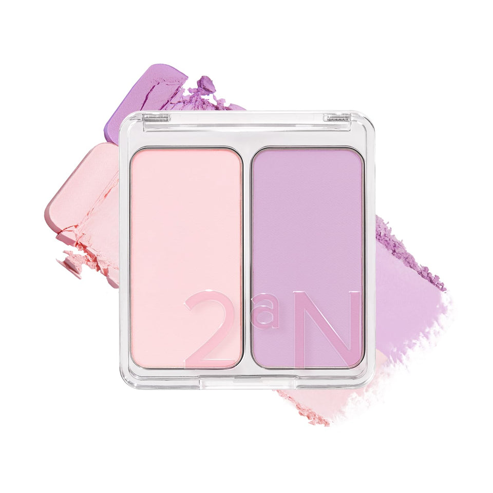2aN compact front view showing dual-color design and travel-ready casing for versatile touch-ups