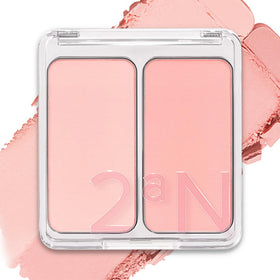 2aN front compact 02 Love Rosy showing dual color and compact design benefit