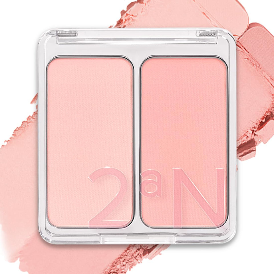 2aN front compact 02 Love Rosy showing dual color and compact design benefit