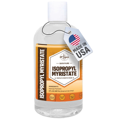 33RD PARALLEL SOAP CO. front bottle view showing IPM packaging and purity benefit