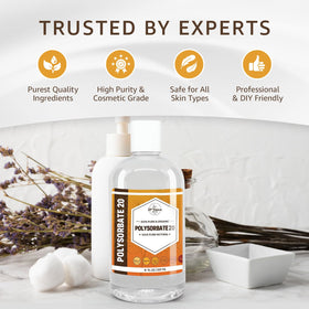 33RD PARALLEL SOAP CO. mixing polysorbate with essential oils for even texture
