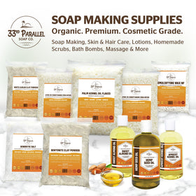 33RD PARALLEL SOAP CO. scalp massage scene showing use as a nourishing pre-wash treatment