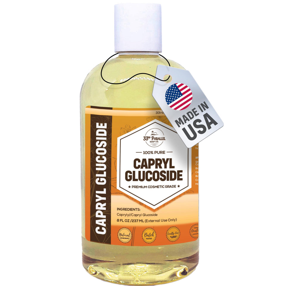 33RD PARALLEL SOAP CO. front bottle view showing clean design and product clarity benefit
