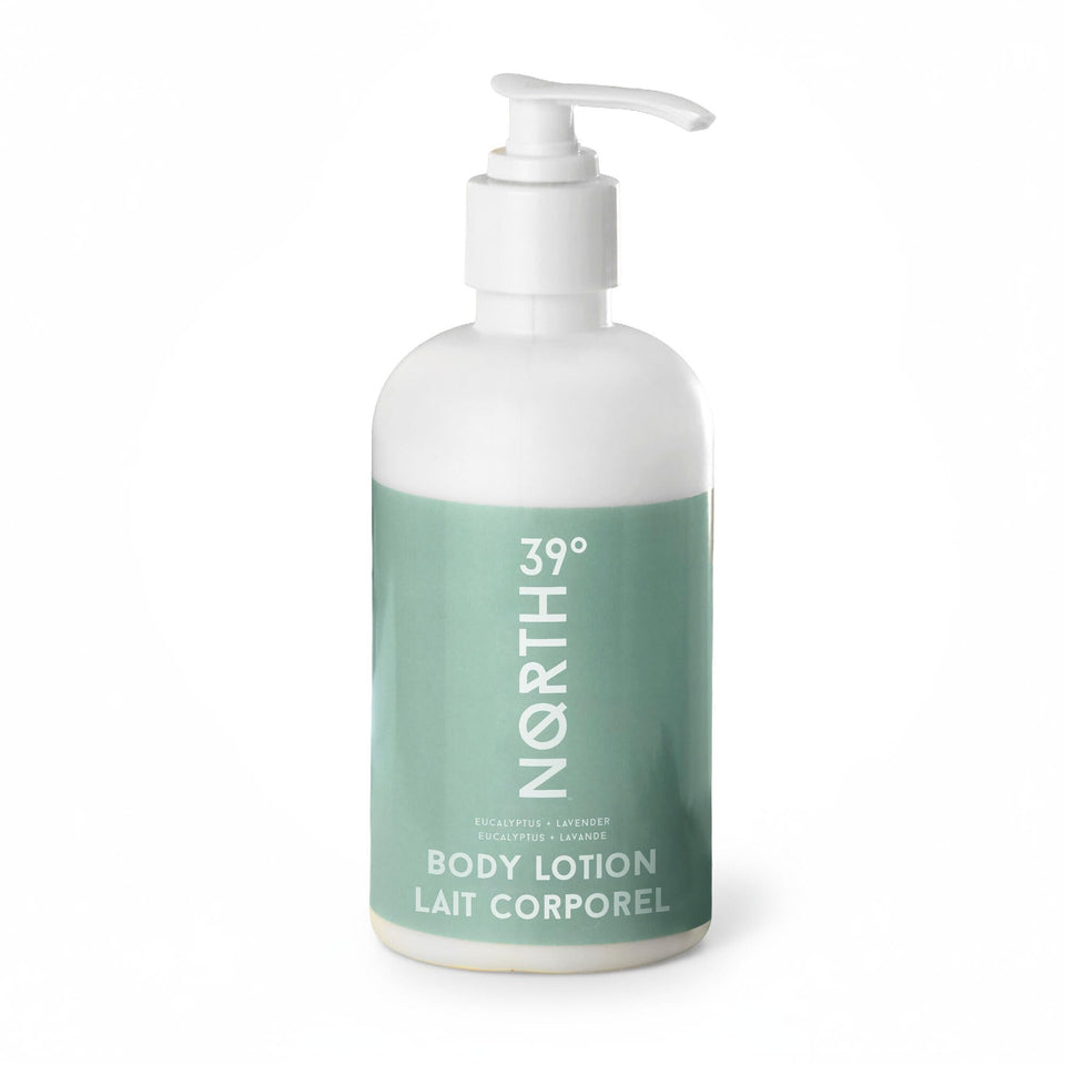 39° North front packaging showing bottle and scent benefits