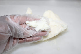 3CAYG whipped body butter in jar showing light texture and ready-to-use moisturization