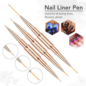 3zorqinron 3D brush forming small acrylic petals for textured nail accents