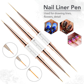 3zorqinron brushes in use creating ombré nails demonstrating smooth blending