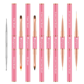 3zorqinron front packaging showing pink brush set and included caps