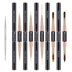 3zorqinron brush set front view showing compact kit and travel-ready design