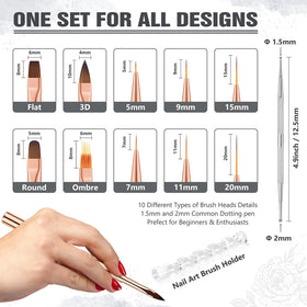 3zorqinron ombre brush blending polish demonstrates smooth gradient results