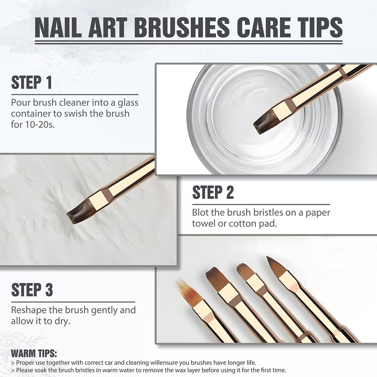3zorqinron brushes held next to fingers showing ergonomic size and control
