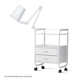 4BLANC mounted on table with clamp demonstrating stable secure positioning