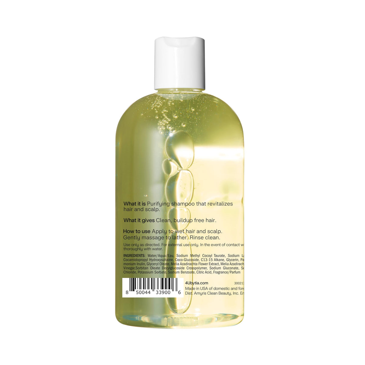 4U by Tia product beside curly hair model showing restored bounce and definition