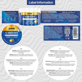 5kind clinical label and ingredients panel, displays clean formula and transparency