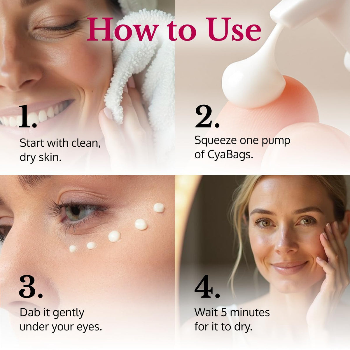 5th & Glow label close-up highlighting key ingredients and benefits