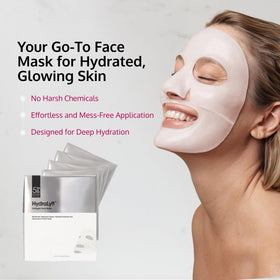 5th & Glow mask held in hand for scale showing coverage and travel-friendly size