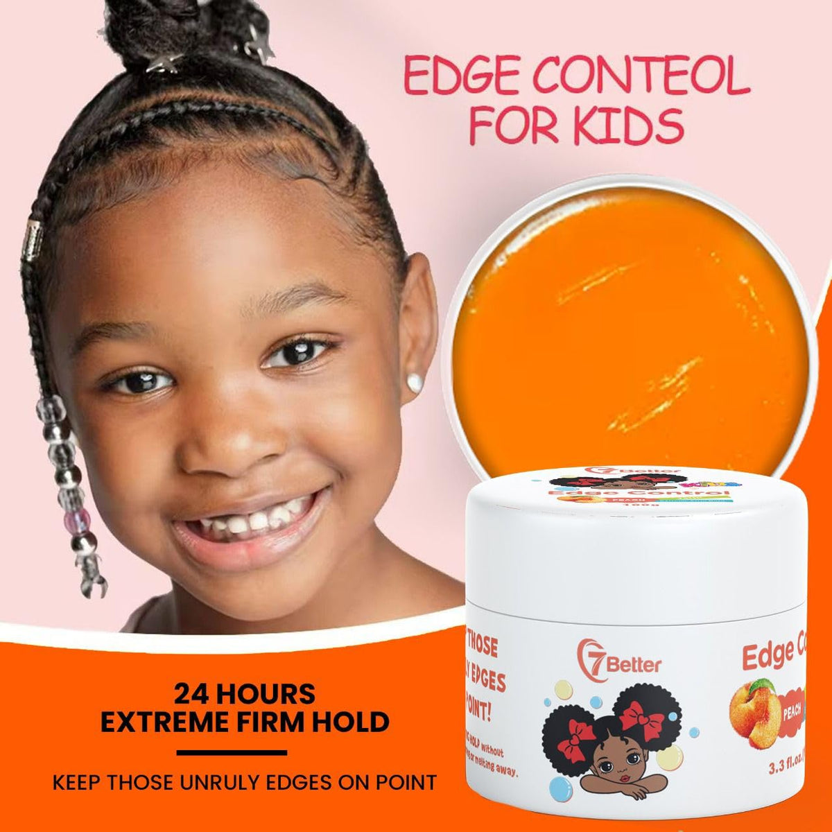 7better LLC close-up gel texture highlights non-greasy lightweight hold